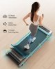 Bieżnia Urevo U1 Smart Walkingpad + Biurko regulowane elektrycznie TUCKANO czarny/orzech